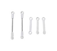 Denash Parti per Elicotteri RC, Ricambio Gruppo Biella per Elicotteri RC ERA C032 UH-1 C138 Pro, Pezzi di Ricambio con Set di Collegamenti Aggiornato Manutenzione Duratura dell'elicottero (WHITE)