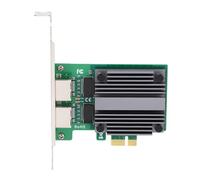 Denash PCIE 2,5 GB Porta Doppia Efficiente per la Scheda Ethernet RJ45 da 2500 MBPS da 2500 MBPS, Compatibile con, per NAS Soft Router
