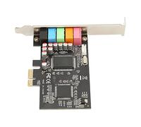 Denash PCIE 5.1 SUONO SARD SARDA PREMIUM 6 CHANUNT SURNO SURNO per Rappresentazione Musicale Cristallina, Scheda PCIE 5.1 Canale a 6 -Rilassazione 24 Bit 48 KHz Schede Interne con Porta PCI