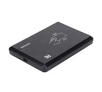 Denash Per Lettore di Schede Tag Portatili Portatili USB Per il Controllo degli Accessi W82, EMID FDXB 125KHz/134.2KHz Card Per 7 Visualizza, Black ABS
