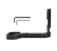 Denash Piastra a Sgancio Rapido con Staffa a L, Piastra QR per Fotocamera in Lega di Alluminio con Vite da 1/4 di Pollice 3/8 di Pollice e Supporto per Slitta Fredda, Adatta per