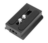 Denash Piastra a Sgancio Rapido per Vite da 1/4 di Pollice Compatibile con Arca Piastra a Sgancio Rapido per Fotocamera DSLR con Cuscinetti in Gomma Antiscivolo per il Montaggio d
