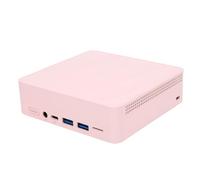 Denash Piccolo Computer a Doppia Fascia WiFi, 4.2, Porte USB, PC Piccolo Multimediale HD per Casa (8g e 256 g di rosa)