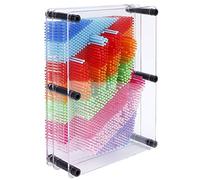 Denash Pin Sculpture 3D Art Board Toy Creative Educational for Children Decoration of the Office