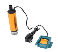 Denash Pompa Dell'olio D'acqua Sottomissione a Cordone, Pompa di Copertura Elettrica Portatile con Cavo 16,4 Piedi, Mini Pompa di Trasferimento con Cavo Adattatore per Batteria BL1840