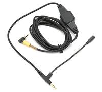 Denash Precisa PAROLA CHIAVE PRINCIPALE: Cavo del Microfono Boom 3,5 -mm Cavo Auricolare con Controllo del Volume del Microfono per V MODA MSR7 H6, Migliorato e Resistente, Versatile per la
