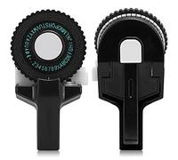 Denash Produttore di Retin da Autoadesivo in Plastica Autoadesivo 3D -Produttore di Etichette, Nastro Operativo Semplice da 9 Mm per Indicizzazione, Blu Rosa/superficiale (BLACK)