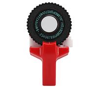 Denash Produttore di Retin da Autoadesivo in Plastica Autoadesivo 3D -Produttore di Etichette, Nastro Operativo Semplice da 9 Mm per Indicizzazione, Blu Rosa/superficiale (rosso)