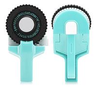 Denash Produttore di Retin da Autoadesivo in Plastica Autoadesivo 3D -Produttore di Etichette, Nastro Operativo Semplice da 9 Mm per Indicizzazione, Blu Rosa/superficiale (azzurro)