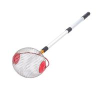 Denash Raccoglinoci, Rullo Superiore Raccoglinoci in Acciaio Inossidabile per Risparmiare Manodopera con Manico Telescopico per Castagne Noci Piccoli Giocattoli Palline da Tennis (S)