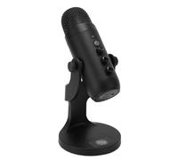 Denash Riduzione delle Tacche Condensive USB e Microfono Al Computer di Prugna per PC Portatile Lios, Live Voice Karaokes Live Games, Schwarz, Conferenza Sulla Trasmissione in Conferenza di