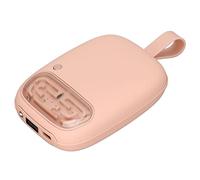 Denash Riscaldatore a Mano Elettrica Portatile con Divertente Design del Gioco per Riscaldamento Rapido, 10000 MAh Energy Bank per attività All'aperto (PINK)