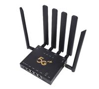 Denash Router WiFi 6 5G, 6 Antenne Dual Band Gigabit Wireless Router per Home, SIM Card Slot, OFDMA e DL MU MIMO Technologies Forniscono di Trasferimento Wireless più Stabili e Veloci