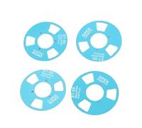 Denash Ruolo Professionale Fatto in Casa per Salvare Cassette Cassette, Registrazioni Chiare e Affidabili, Ideali per Progetti Fai -da -te, Lega di Alluminio a 4 Roll 2 (BLUE)