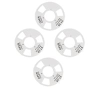 Denash Ruolo Professionale Fatto in Casa per Salvare Cassette Cassette, Registrazioni Chiare e Affidabili, Ideali per Progetti Fai -da -te, Lega di Alluminio a 4 Roll 2 (SILVER)