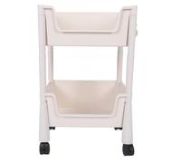 Denash Scaffali del Libro di Memoria Mobile Compatto Rack di Tram di Design Intelligente per il Family Office Utilizzare Materiale PP (2 livelli)