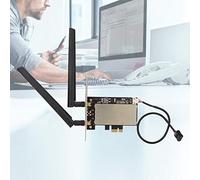 Denash Scheda Adattatore per 7260mw/atheros Ar5b225, Wifi Affidabile e Combinazione, Compatibile con la Finestra 7/8/10, Antenna Wifi a Doppia Banda per Connessione Senza Soluzione di continuità,