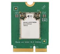 Denash Scheda del Modulo di Filo con BT 5.0 per il Laptop M.2 CNVIO2, Protocollo Standard AX, Supporta 2,4 G / 5G con Doppia Frequenza, Ideale per L'ascolto di Musica e Online, Plug e Play Design