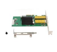 Denash Scheda di Rete PCIE Dual Porta SFP Scheda Gigabit Ethernet PER Dispositivi del SERVER PER Computer, 10/10/1000 MBPS IEEE 802.3AD LAN SCHEGGIO PER VIN SERVER,