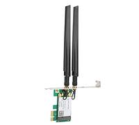 Denash Scheda di Rete Wireless Ad Alta velocità 300 Mbps 5100AGN 2.4/5GHz PCIe 802.11an per XP/7/8/10, Materiale Durevole, Facile Installazione per Forniture Elettroniche