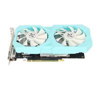 Denash Scheda Grafica per Computer 1660ti, Scheda Video da Gioco 6G GDDR6 192bit 1500MHz, Scheda Grafica a Raffreddamento Rapido a Doppia Ventola 8PIN, Interfaccia PCI Express 3.0,