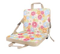 Denash Sedia a Fiori Portatile con la Parte Posteriore in Modo Che Siano Adatti per Il Modello di Fiori Rossi del Campo Oxford Camp 600D
