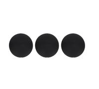 Denash Sfera di Squash Professionale, 3pc, Gomma Elastica per la Competizione di Allenamento, con Traiettoria Stabile, Curva di Apprendimento Inferiore, Tempo di Reazione più (Punto Giallo)