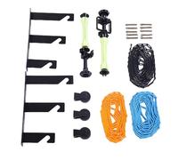 Denash sistemas di Supporto Manuale per Fondale a 3 Rulli per Montaggio a Parete, 3 Assi con Mobili Regolabili per Pareti di Fondale e Configurazioni di Display