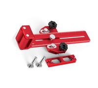 Denash Sottile Jig di Taglio con Morsetto Regolabile per Mitra | Compatibile con slot a T da 3/8 x 3/4 pollici, Realizzato in lega di alluminio, Dispone di scale di misurazione incise,