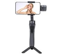Denash Stabilizzatore a Mano a Tre Assi -f6 con Anti -shake per Trasmissione Vivi Vlog, Materiale Addominali Neri