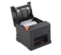 Denash Stampante per Scontrini USB da 80 Mm, Stampante Termica Ad Alta velocità da 300 Mm/s, Progettazione di Etichette Interne, Comando Esc Pos per Etichette, Scontrini, Codici a Barre