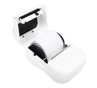 Denash Stampante Termica Portatile, Stampante Tascabile per Etichette, Termica Bluetooth con App per Etichette di Abbigliamento e Gioielli per Piccole Imprese. (White)