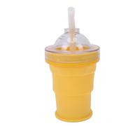 Denash Stampo per Sfere di Ghiaccio in Silicone Pieghevole, Tazza con | Il design pieghevole in silicone funziona come un produttore di palline di ghiaccio e una tazza portatile, incluso