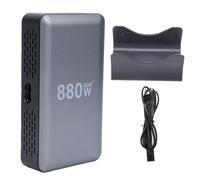 Denash Stazione di Ricarica USB Tipo C da 880 W, Caricabatterie da Tavolo GaN III Pro Chip a 10 Porte con 4 Porte PD da 140 W e 4 QC da 30 (Spina europea)