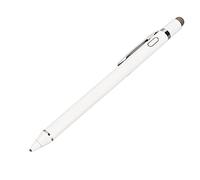 Denash Stilo Stilo Capacitivo Elegante Suggerimento in Lega di Alluminio in Alluminio per i Progettisti di Tablet di Telefonia Mobile (WHITE)