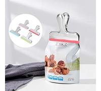 Denash Subgador/in Acciaio Inossidabile in Silicona Che Vende Supporto per Sacchetti Alimentari, Utensile da da a 4 Colore a 4 Colori per Forniture per la Casa, Clamp/Holder Durevoli in Mare