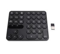 Denash TASTURA NUMERE WIRELESSA, Tastiera Numerica 2,4 G Tastiera Numpad Silenziosa 35 Tasti USB Tastie di contabilità Finanziaria Tastiera per il Desktop per PC per Laptop