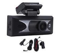 Denash Telecamera da Cruscotto per Auto 4K HD, Schermo da 3,2 Pollici, Registrazione a 3, GPS, ADAS, Wi-Fi e connettività App, per la Sicurezza Alla Guida con Visuale Anter