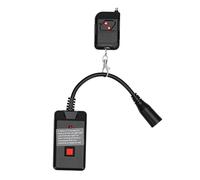 Denash Telecomando per Macchina del Fumo, Telecomando Wireless XLR a 3 Pin 315 MHz con Doppi Pulsanti con Batteria Integrata, per Macchine da Fumo da 400 W 900 W 1500 W per Feste da