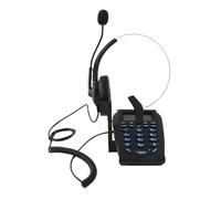 Denash Telefono per il Traffico, Tastierino per Ufficio Call Center Tastierino per Call Center, Telefono per Call Center, Telefono con Filo con Cuffia per Ufficio Call Center Domestico