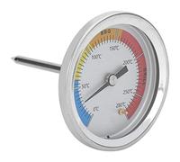 Denash Termometro per Griglia per Barbecue con Letture Precise, Misuratore di Temperatura di Tesi di Cottura in Acciaio Inossidabile 0-280, Termometro di Cottura per Forniture