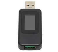 Denash Tester USB Colore HD Digital Digital Display Display Messore di Potenza per la Ricarica e L'analisi dei Dati, Misuratore di Corrente USB Portatile per il Monitoraggio della qualità di