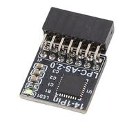 Denash TPM2.0 Modulo di Piattaforma Affidabile, Modulo di Sicurezza Sostitutivo per 11 Motherboard, 2x7p 2,0 Mm Pin 14-1, DDR4 DDR3, PCB Premium, per Z590 H570 Q570 B560 H510 Series,