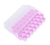 Denash Traccia del Ghiaccio delle Dimensioni di un Pettine di Ghiaccio con Cucine in Silicone 37 Griglie Estive Rosa
