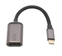 Denash USB C per Adattatore DisplayPort -Alta Prestazione 8K 30Hz 4K 144Hz Convertitore HDR per il Lavoro da Casa e Nella Lezione di Alluminio in Classe