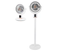 Denash Ventile in Piedi Oscillanti, 12 velocità, Angolo di Larghezza 130 °, Altezza Regolabile, Telecomando e Timer, Ventola per Pavimenti Alimentati USB C per Casa, Ufficio