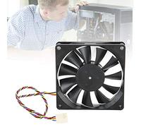 Denash Ventola di Raffreddamento da 8 Cm Ad Alta velocità da 5300 Rpm con Controllo della Temperatura, Dispositivo di Raffreddamento del Coperchio per Pc a Lungo Termine