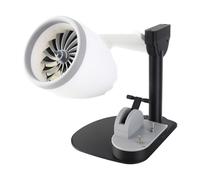 Denash Ventola Portatile del Circolatore del Tavolo per la Camera da Letto 'ufficio, Elegante Tavolo da Asporto per L'hotel (luce blu)