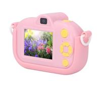 Denash Videocamera da 12 MP Sweet Video con Schermo IPS HD, Diversi Cornici Divertenti, Natale Super per Esplorare la creatività (Roseo)