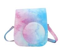 Denash Walk of Vintage Cameras Pue in Pelle Coperta per la Camera Istantanea Mini11, Impermeabile e Resistente Alla Batteria per gli Appassionati di Fotografia e i Viaggiatori (Colore rosa blu)